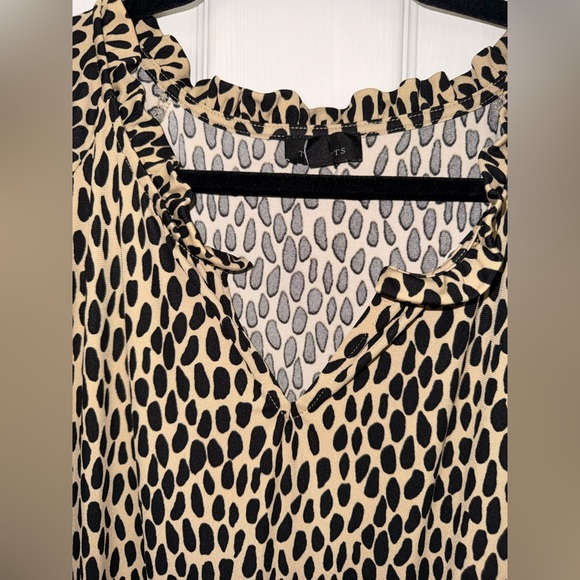 Talbots Black and Tan Midi Dress - Picture 5 of 5